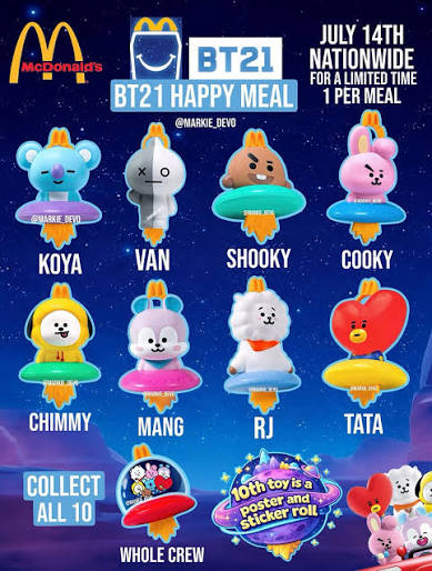 BT21 X MC. DONALD´S